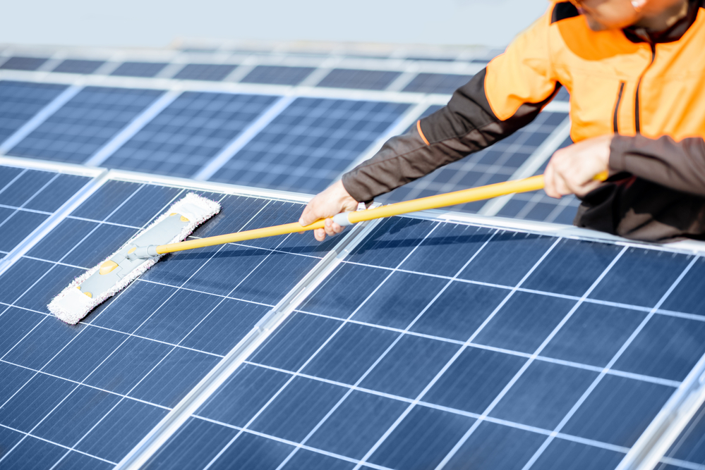 how do you clean solar panels